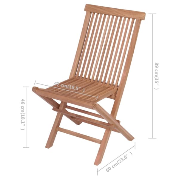 Trädgårdsstolar med blåa dynor 4 st massiv teak