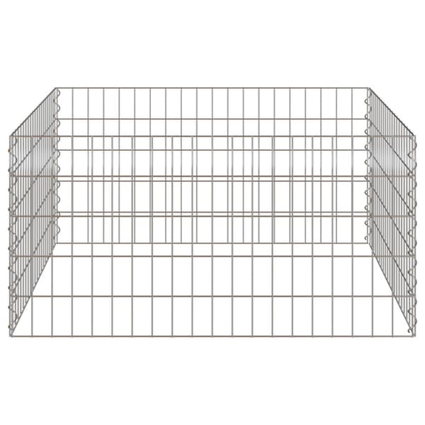 Fyrkantig Komposter 100 x 100 x 50 cm Järn