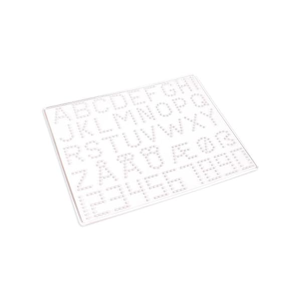 Pärlplatta ABC/siffror 5/fp