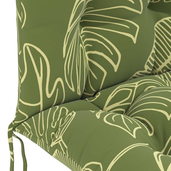 Solsängkudde PUTTEN 100% Polyester Bladdesign 48 x 112 x 10 cm