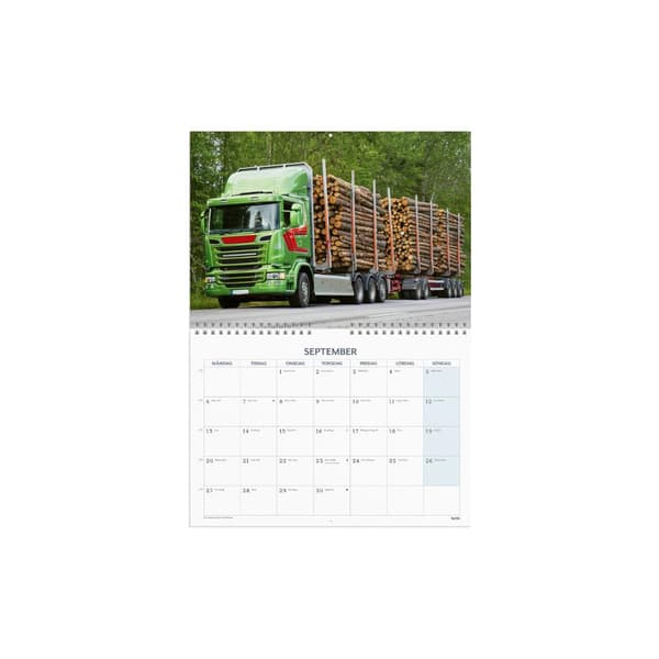 Väggkalender Stora Maskiner 2027