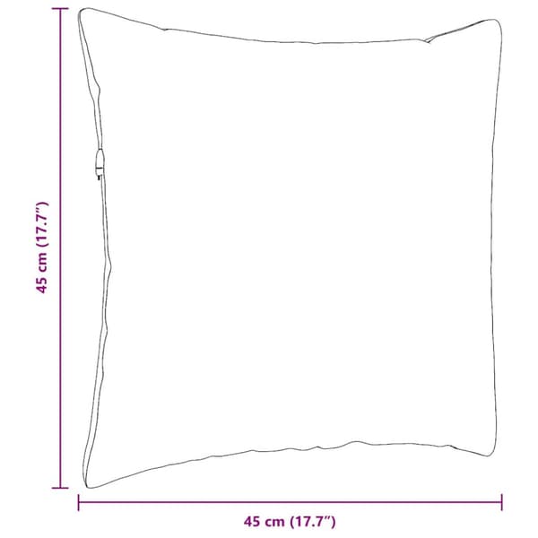 Sofakuddar 2 pcs Ljusgrön 45 x 45 cm Kordread tyg