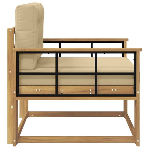 Utomhus Mellansoffa Polyester Vit