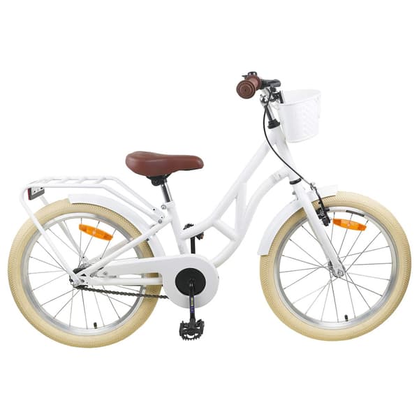 Barncykel 20 Tum 6-11 Vit