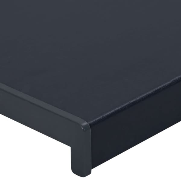 Fönsterbräda Anthracit med träådring 60 x 40 x 4,5 cm PVC