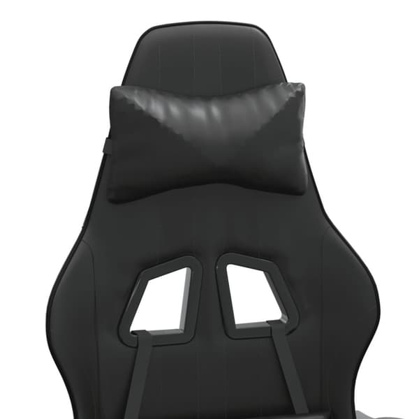 Gamingstol svart konstläder