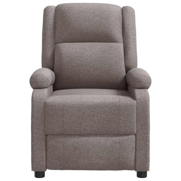 Reclinerfåtölj taupe tyg