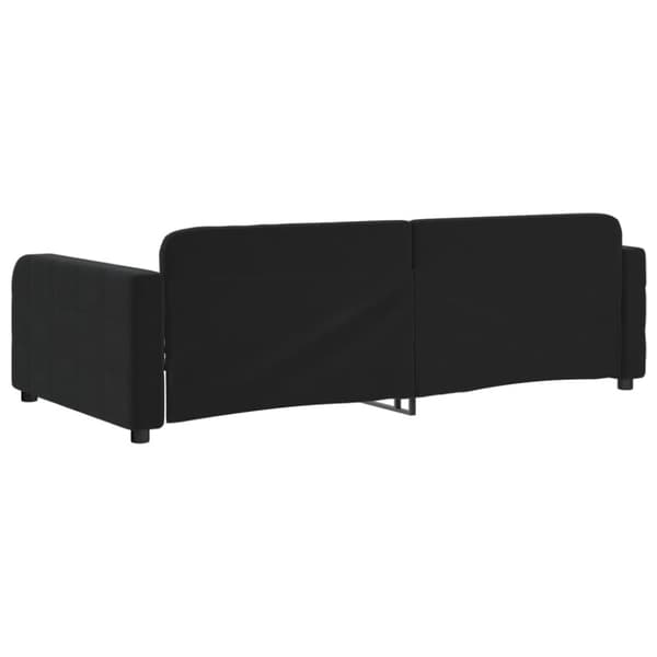 Dagbädd svart 100x200 cm sammet