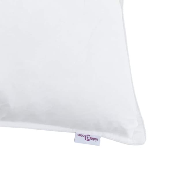 Täckeset med kudde 3 pcs Vit Dunfjäder