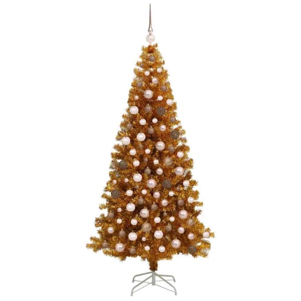 Julgran Guld 180 cm PET