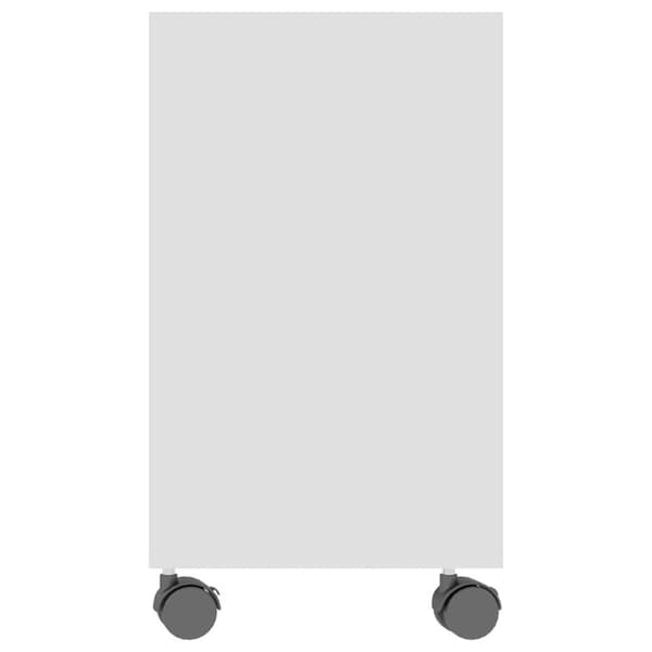 Sidobord vit 70x35x55 cm konstruerat trä