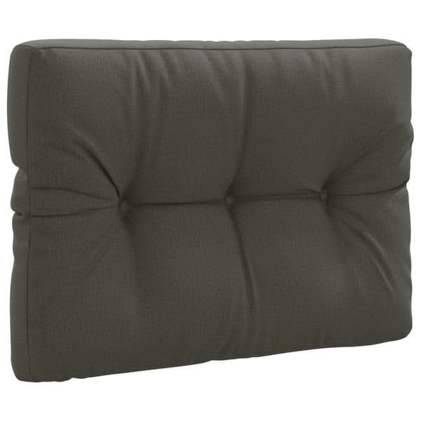 Pallryggkudde VIANEN 100% Polyester Antracit 70 x 40 x 12 cm