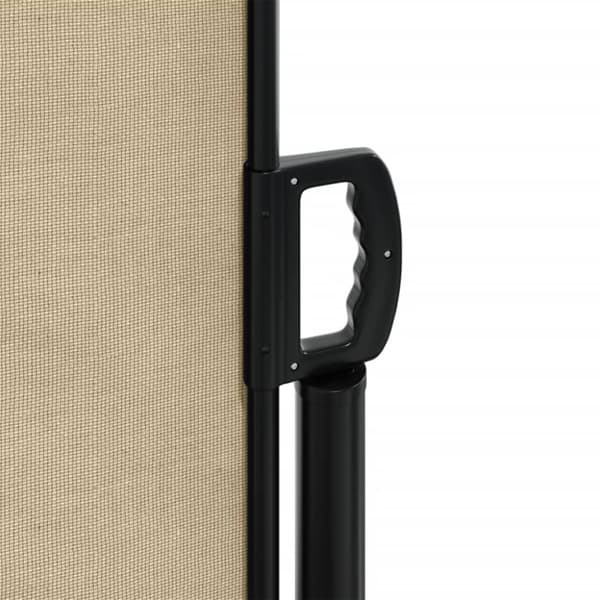 Indragbar sidomarkis beige 180x500 cm