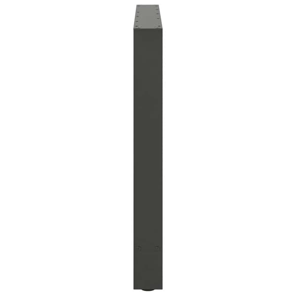 Matbordsben antracit 2 st 90x(72-73) cm stål
