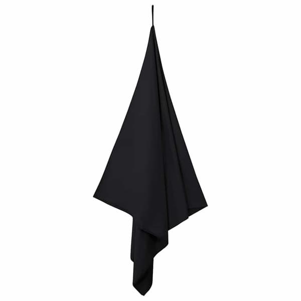Sporthanddukar 2 pcs Svart 180 x 90 cm Polyester och polyamid