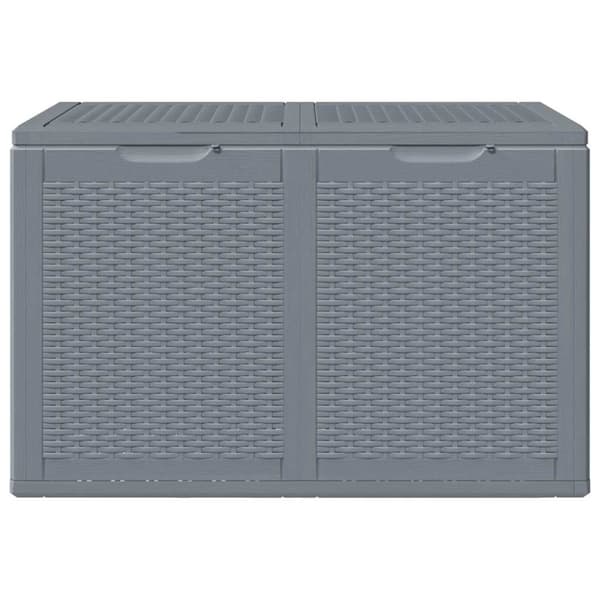 Dynbox grå PP rotting 180 l