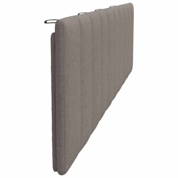 Headboard Cushion "Hanko" Taupe 200 cm Fabric