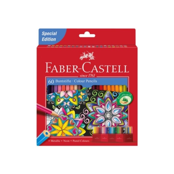 Faber-Castell CASTLE Special Edition - färgpenna - olika klara färger (paket om 60)