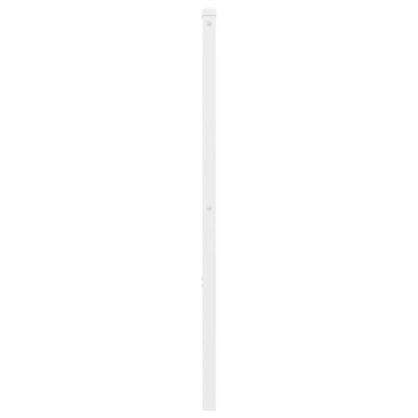 Ersättningsgavel metall vit 193 cm