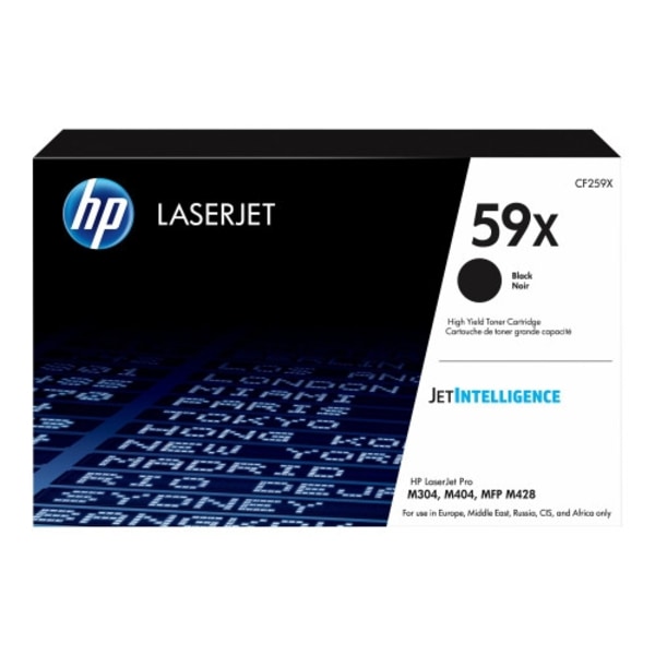 HP 59X - Lång livslängd - svart - original - LaserJet - tonerkassett (CF259X)