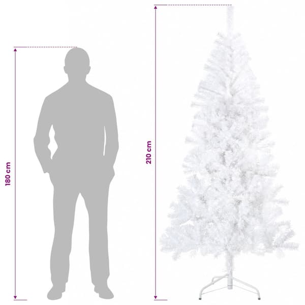Plast Hingad Julgran 210 cm 300 LED-lampor Varmvit