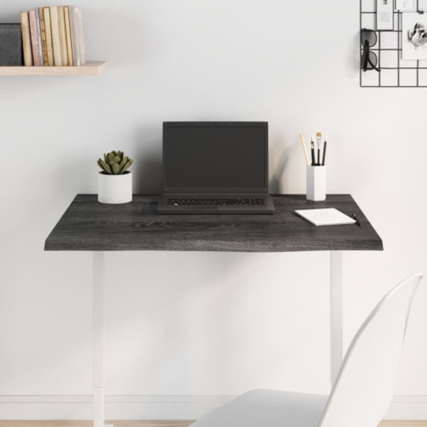 Bordsskiva mörkbrun 80x60x2 cm behandlad massiv ek