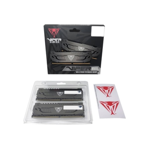 Patriot Extreme Performance Viper Steel - DDR4 - sats - 16 GB: 2 x 8 GB - DIMM 288-pin / PC4-29800 - ej buffrad