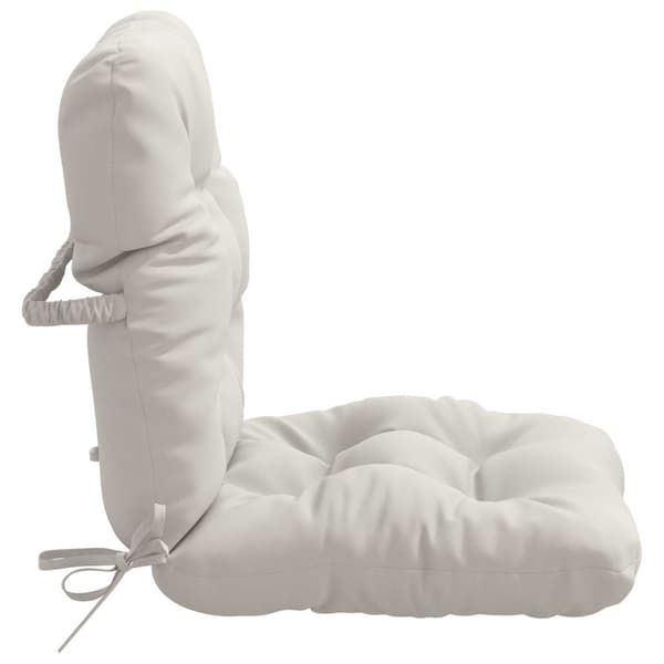 4-delade Höga Ryggstolsdynor VIANEN 4 st 100% Polyester Vit