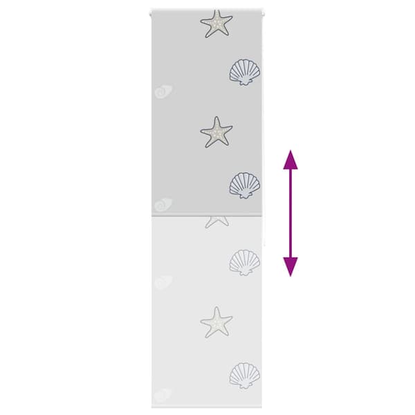 Rullgardin för dusch 70x240 cm tyg bredd 66 cm