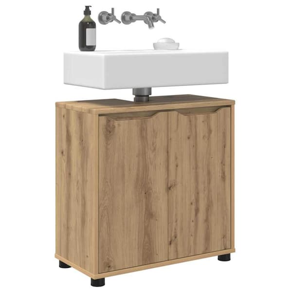 Badrumsvaskskåp Artisan Ek 60 x 30 x 60 cm Konstruerat trä