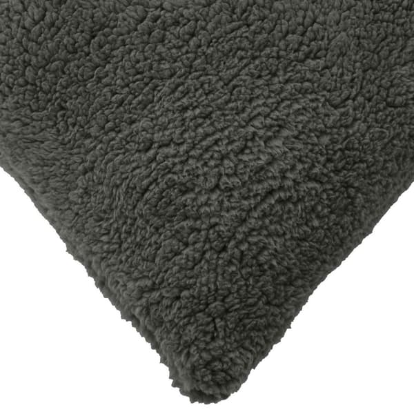 Kuddöverdrag 2 st HEERLEN Mörkgrå 35 x 35 cm Bouclé