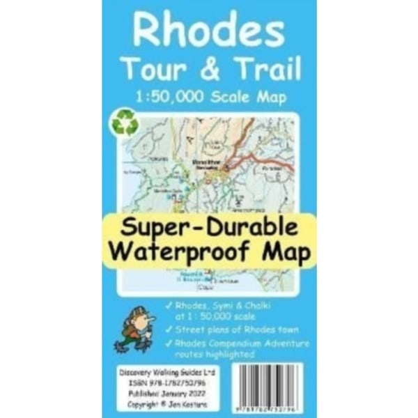 Rhodes Tour and Trail Map
