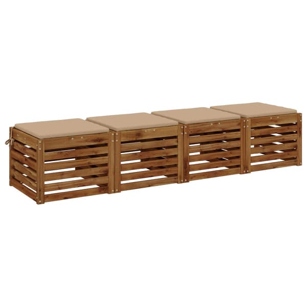 4-delade Sittdynor SOEST 4 st 100% Polyester Sand