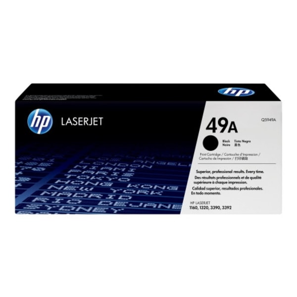 HP 49A - svart - original - LaserJet - tonerkassett (Q5949A)