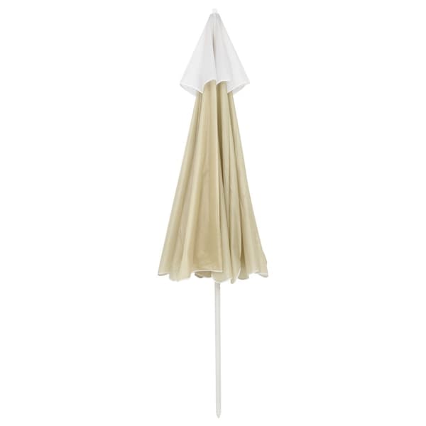 Strandparasoll sandgul 240 cm