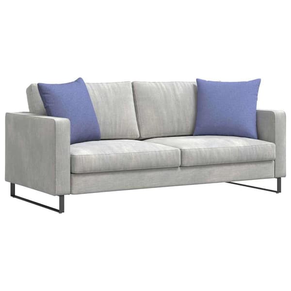 Sofakuddar 2 pcs Jeansblå 50 x 50 cm tyg