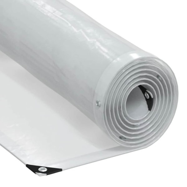 Klar presenning med öljetter 10x12 m polyeten