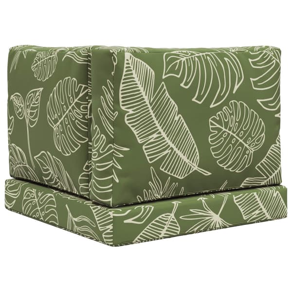 Utomhus Soffa Kudde 3 pcs Bladdesign Polyester