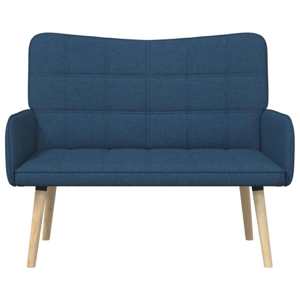 Tvåsitssoffa Blå 115 x 61 x 87 cm tyg