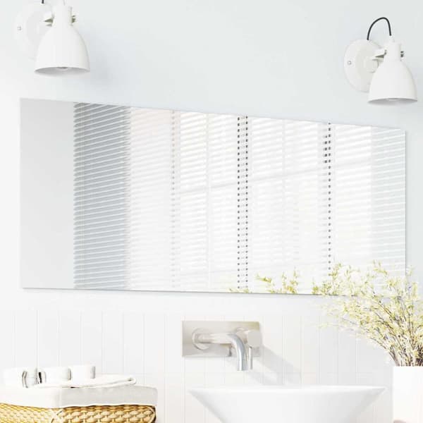 Väggspegel Rektangulär 40 x 100 cm härdat glas
