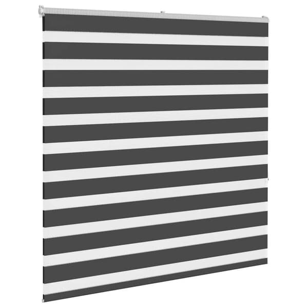Rullgardin zebra svart 140x150 cm tyg bredd 135,9cm polyester
