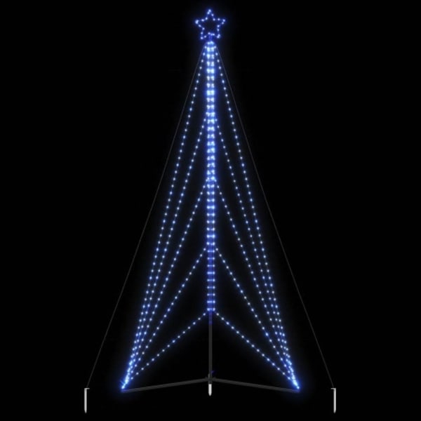 LED julgran 615 LEDs blå 404,5 cm