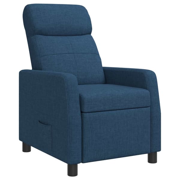 Recliner Blå Tyg