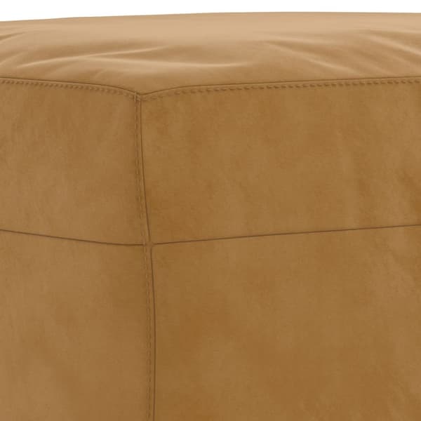Fotpall brun 70x55x41 cm sammet