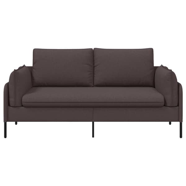 2-sits soffa Mörkbrun 188 x 81 x 89 cm Tyg