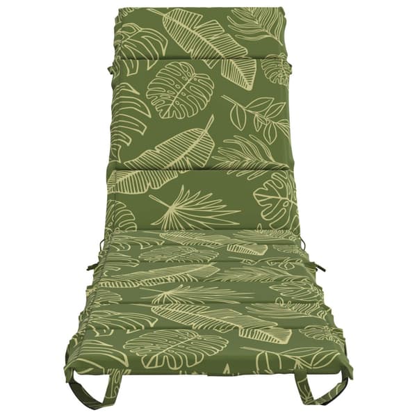 Solstol Kudde GEMERT 100% Polyester Bladdesign 200 x 60 x 3 cm