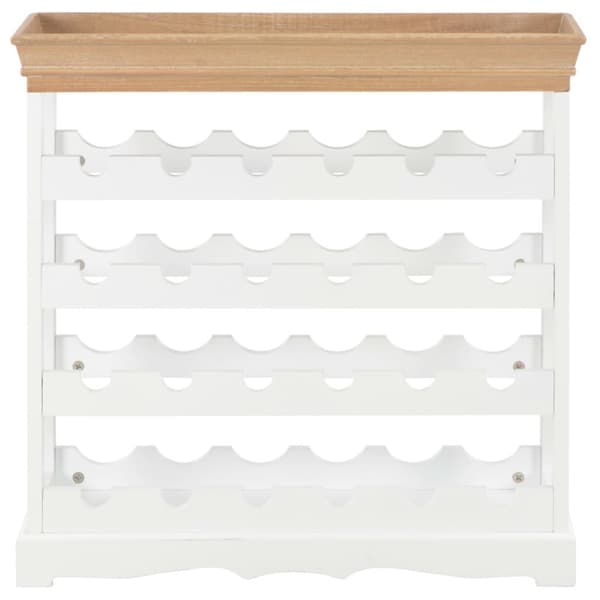 Vinskåp vit 70x22,5x70,5 cm MDF