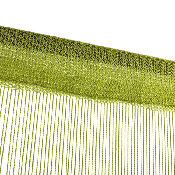 Trådgardiner 2 st 140x250 cm grön