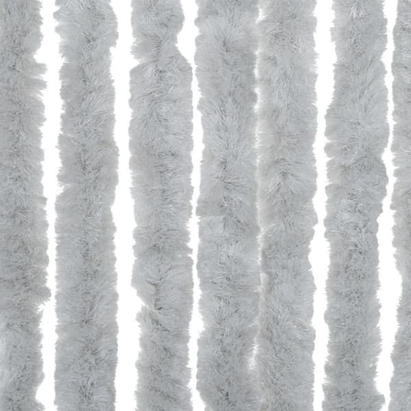Insektsgardin grå 100x220 cm chenille