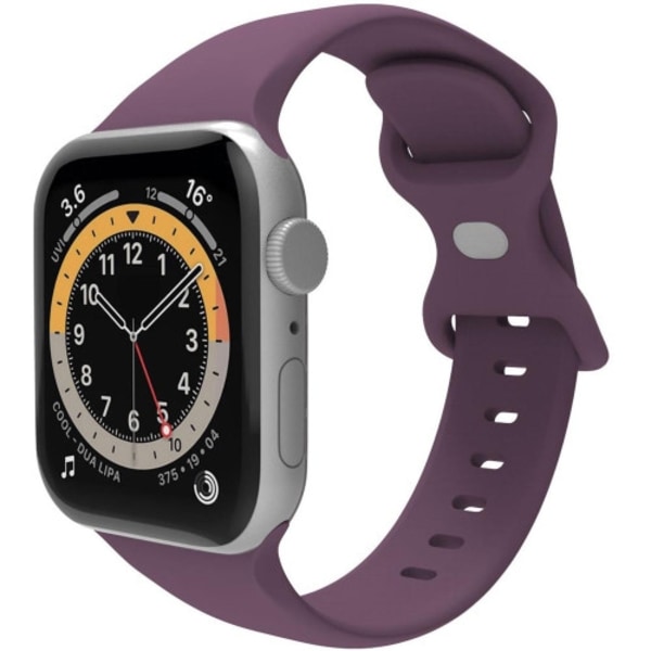 Armband till Apple Watch 38/40/41mm Silikon Lila